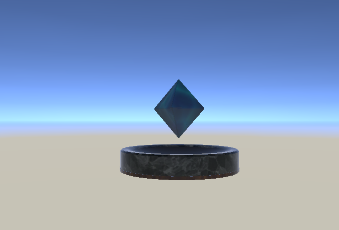 Aincrad crystal interactive asset